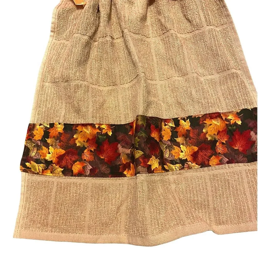 #3788 Thanksgiving brown kitchen towel